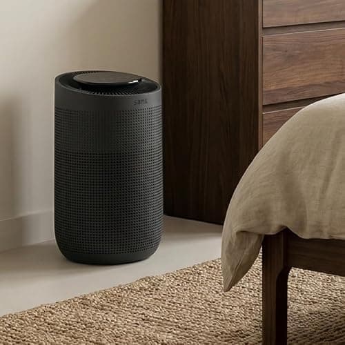 Sans Air Purifier Mini for Large Rooms (Up to 490 Sq Ft) True HEPA | UV-C Light Layer & Carbon Odor Absorption | Quiet 25dB Auto-Mode, Captures Smoke, Dust & Allergens (Midnight) thumbnail 6