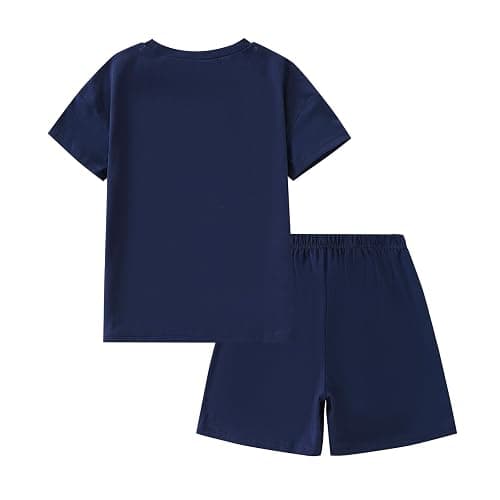 Zylvae Kid Girl 6-11 Years Summer 2-Piece Outfit Set - Daisy/Bow Print Top & Patterned Shorts Clothing Set thumbnail 8