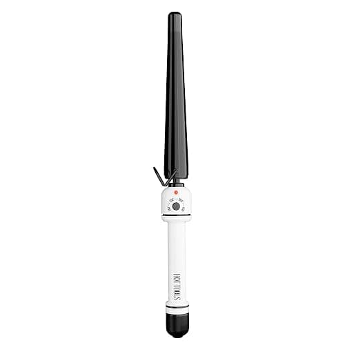 Hot Tools Professional Nano Ceramic Extra Long Tapered Curling Iron | 3/4" to 1.25" Tapered Barrel for Soft Waves & Curls, Variable Heat Settings up to 450°F, 8 Ft Cord - Image 1