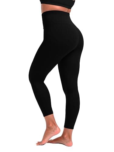 Sunzel Plus Size Leggings for Women - High Waisted Tummy Control Recycled Fabric Compression Workout Yoga Pants 1X 2X 3X 4X - Image 1