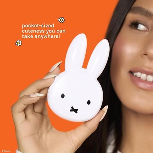 The Crème Shop Miffy On-The-Go Compact Mirror, Dual-Sided HD Durable Mirror, 2X Magnification, Portable & Lightweight, Limited Edition, Cute Miffy Design thumbnail 5