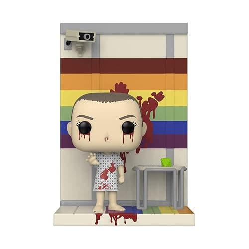 Funko POP! Deluxe: Stranger Things - Eleven in The Rainbow Room - Exclusive Vinyl Figure - #1251, Multicolor - Image 1