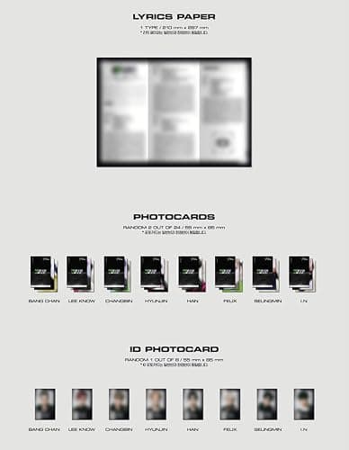 Generic STRAY KIDS - ODDINARY Album [SCANNING Version] Normal Version CD-R+Photocards+ID Photocard+Mini Poster+Photobook+Lyrics Paper+Sticker thumbnail 4