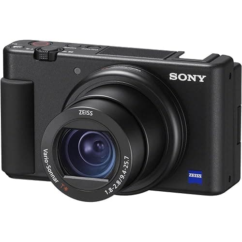 Sony ZV-1 Digital Camera (Black) (DCZV1/B) + 64GB Memory Card + Card Reader + Deluxe Soft Bag + Flex Tripod + Memory Wallet + Cleaning Kit (Renewed) thumbnail 4