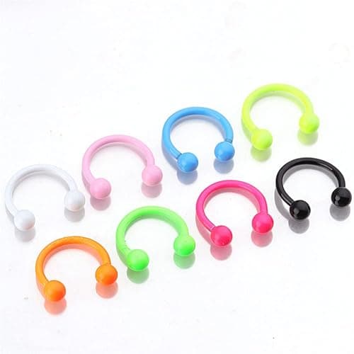 20 Pieces 16G Stainless Steel Septum Jewelry thumbnail 7