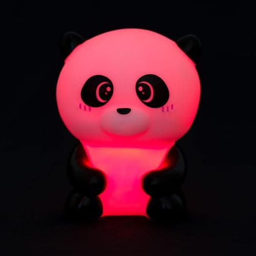 Legami - Luce notturna per Bambini, 4 Colori, Batterie incluse, 20 Ore di Autonomia, 9x11,5 cm, Tema Panda thumbnail 4