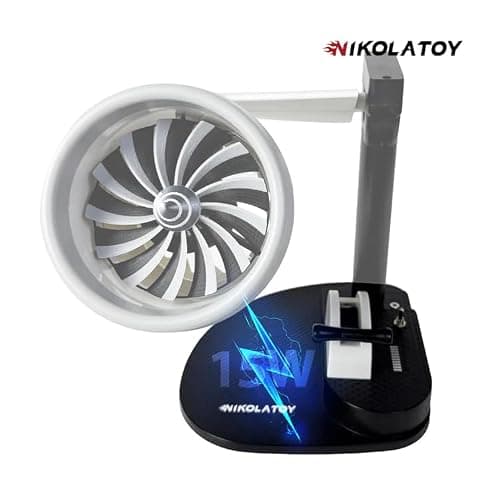 New Desktop Jet Engine Model with Humidifier and Colorful Lights – Creative Aviation-Inspired Tech Decor Gift (Blue) thumbnail 4