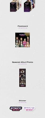 STAYC Star to A Young Culture 1st Single Album CD+72p PhotoBook+2p PhotoCard+1p Postcard+1p 4Cut Photo+2p Logo Sticker+1p Fragrance Card+Message PhotoCard Set+Tracking Kpop Sealed thumbnail 4