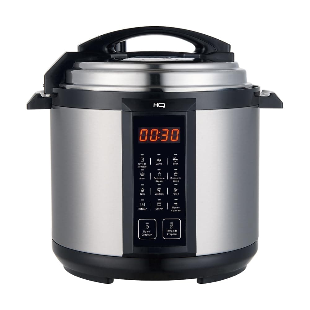 Panela de Pressão Elétrica Multifuncional Digital HQ 6L Inox HQ-Y6DI (127V) - Image 1