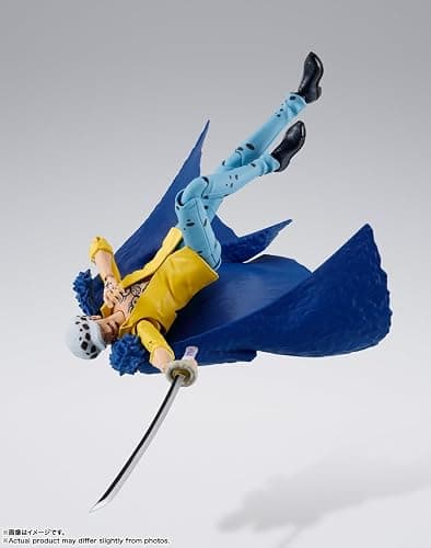 TAMASHII NATIONS - One Piece - Trafalgar Law -The Raid on Onigashima- S.H.Figuarts Action Figure | One Piece 6 Inch Action Figure S.H. Figuarts - Trafalgar Law thumbnail 7