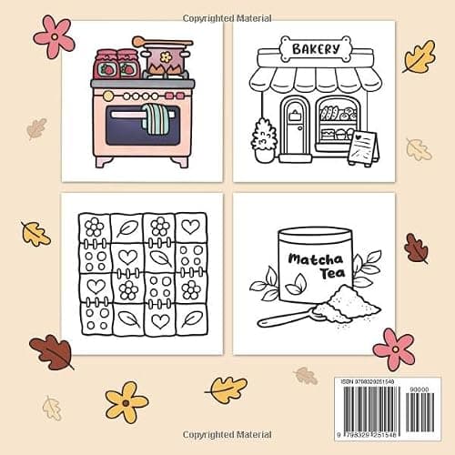 Cozy Girl Coloring Book: Bold and Easy Hygge Inspired Designs for Adults and Teens. Simple, Cute Illustrations with Thick Lines (Cozy Girl Series) thumbnail 2