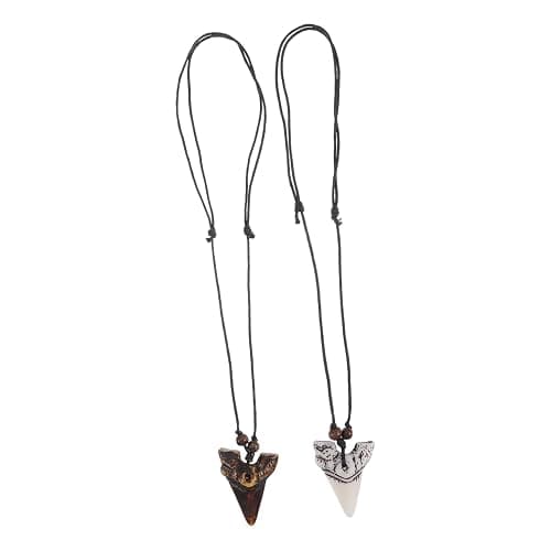 KESYOO Men's Necklace 2pcs Adjustable Resin Pendant Surfer Jewelry Beach Travel Accessories - Image 1