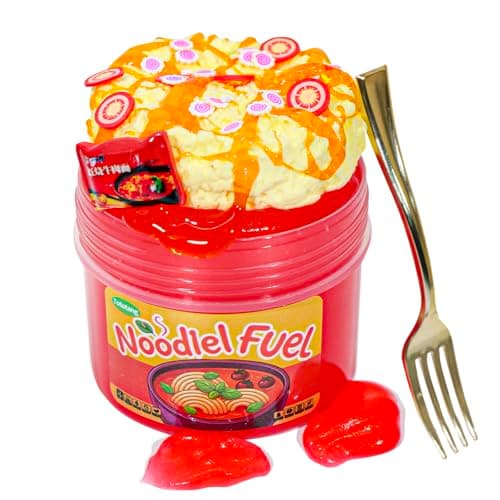 DIY Clay Instant Noodles Themed Slime(7oz) - Jelly Textured - Handmade - ASMR - Image 1