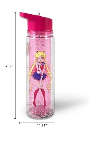 Sailor Moon Crystal 18 Ounce Plastic Water Bottle thumbnail 2
