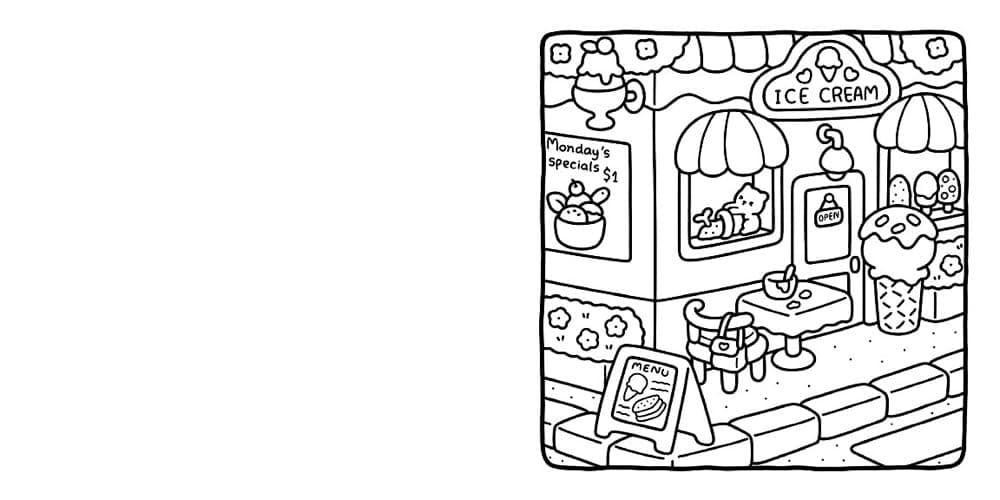 Cozy Corner: Coloring Book for Adults and Kids thumbnail 3