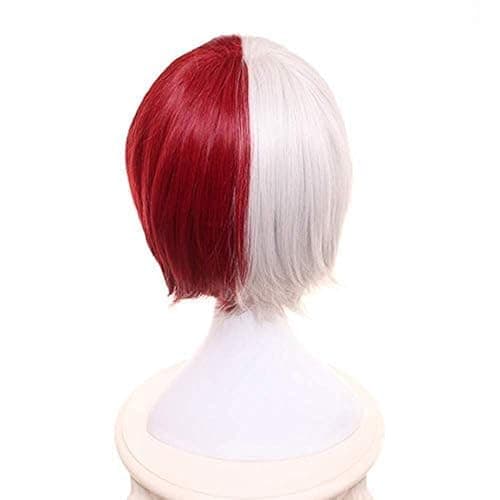 Yamia Anime Cosplay Wig Silver Red Synthetic Hair for Anime Costume Party & Halloween with Free Wig Cap thumbnail 4