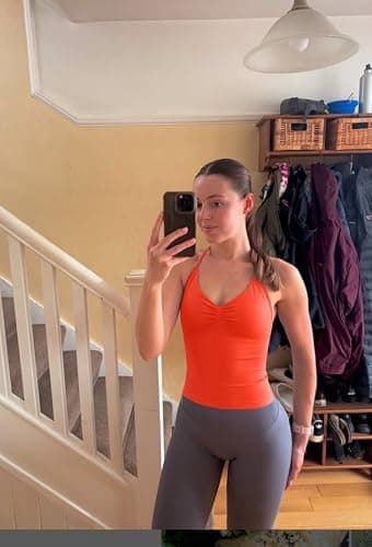 TRYTO Impact Longline Strappy Top Women Impact Longline Halter Tops Workout Longline Tank Top Compression Gym Fitness thumbnail 3