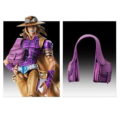 Zhongkaihua JJBA Anime Figures Gyro Zeppeli Super Action Statue Figure Joints Movable and Interchangeable Accessories Models Collectible Desktop Decorations thumbnail 4