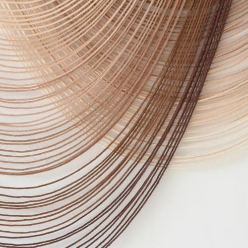 Macrame Wall Hanging Dip-Dye Boho Home Decor Fiber Wall Art Craftsmanship Bedroom Livingroom 57" W x 39" L thumbnail 7