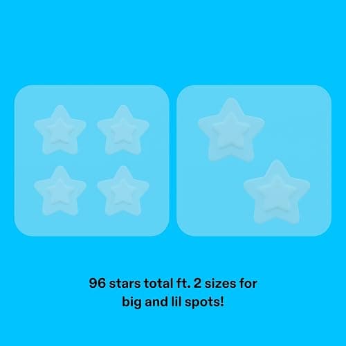 Starface Hydro-Star® Clear Hydrocolloid Star-Shaped Pimple Patch, 96 ct | Dermatologist Tested • Covers & Protects Visible Spots • Absorbs Pimple Gunk • Vegan, Cruelty-Free & Sensitive Skin Safe thumbnail 9