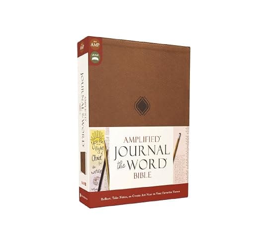 Amplified Journal the Word Bible, Leathersoft, Brown: Reflect, Take Notes, or Create Art Next to Your Favorite Verses thumbnail 11