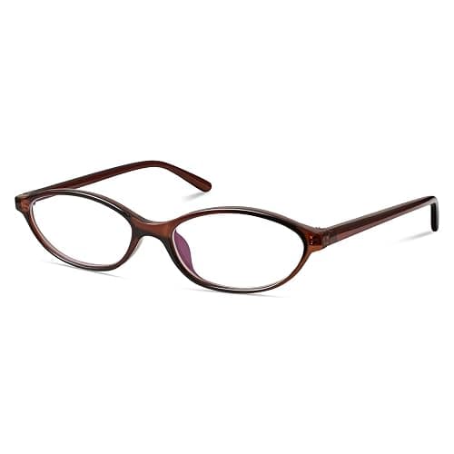 YMRFW Oval Blue Light Blocking Glasses for Women Retro 90s Cat Eye Frame Glasses Computer TV Eyeglasses Anti Eyestrain - Image 1