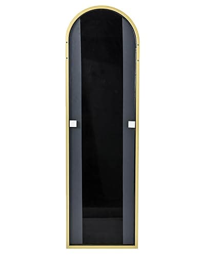 BEVERDY Over The Door Mirror - 14"x48" Arched Full Body Mirror, Gold - Gold - 48"L x 14"W thumbnail 4