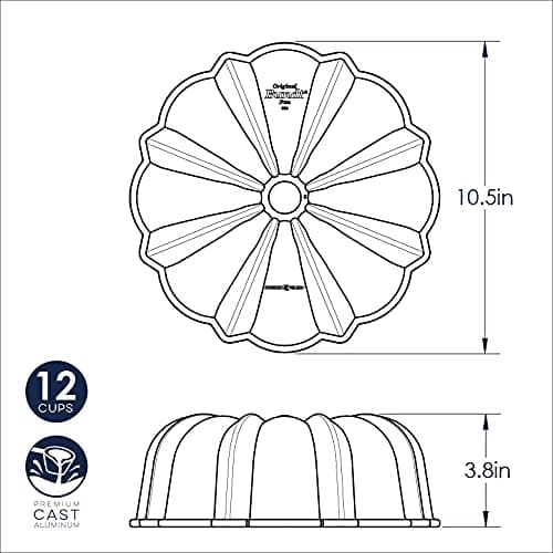 Nordic Ware Original Bundt, 12-Cup, Toffee thumbnail 3