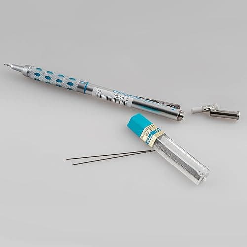 Pentel GraphGear 1000 Mechanical Pencil - Automatic Drafting Pencil - 0.7mm Lead Size - Includes 50 Lead Refills & 4 Eraser Refills thumbnail 7