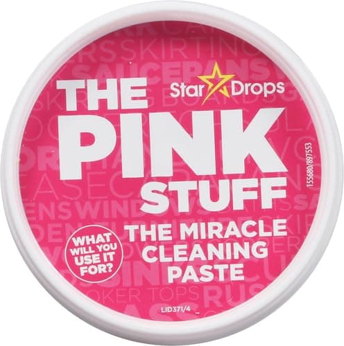 Stardrops The Pink Stuff Cleaning Paste 500g, Multi Purpose Cleaner for Kitchen, Bathroom, Tiles, Glass, Shower, Oven, Sink, Stainless Steel, Removes Grease, Grime & Stains thumbnail 17