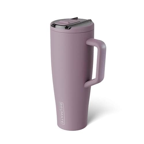 BrüMate Era Flip 40oz Tumbler with 100% Leakproof Covered Straw Lid | Hygienic Covered Straw | Insulated Stainless Steel Water Bottle with Handle | Cup Holder Friendly | BPA-Free (Lilac Dusk) thumbnail 3