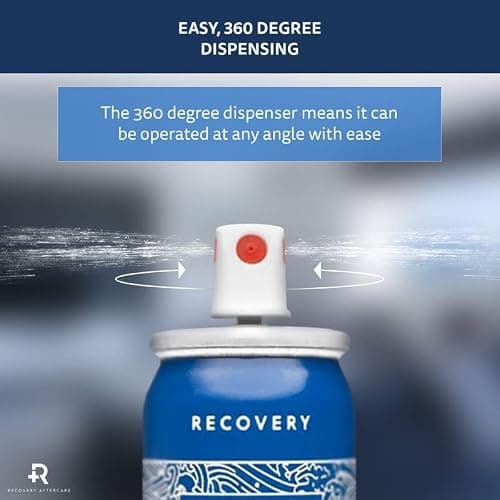 Recovery Aftercare - Purified Saline Wash - Piercing Aftercare Purified Saline Spray - Soothing & All Natural Piercing Cleaner (1.5 oz) thumbnail 7
