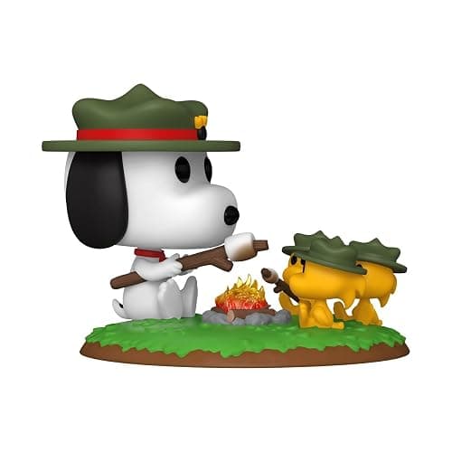 Funko POP! Deluxe: Peanuts - Snoopy with Woodstock - (Camping) - Classic Peanuts - Collectable Vinyl Figure - Gift Idea - Official Merchandise - for Kids & Adults - Cartoons Fans thumbnail 2