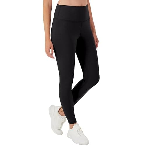 Hanes Womens Leggings Clothing, Moves 7/8 Soft Leggings with Pocket, Moisture Wicking Women's Clothing, Pants, 25" Inseam - Image 1