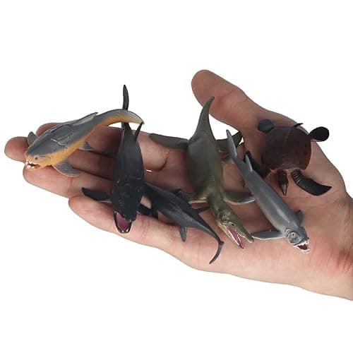 EOIVSH Prehistoric Cambrian Sea Animal Toys, 12PCS Ancient Marine Animal Figures, Miniature Toys Cake Topper Ocean Animal Figurines for Kids Toddlers thumbnail 5
