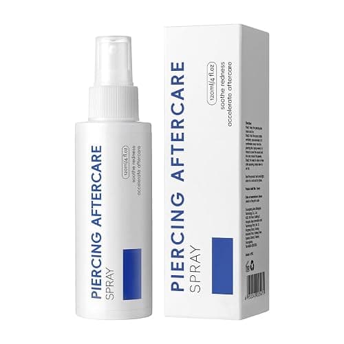 4OZ Piercing Aftercare Spray, Saline Spray for Piercings, Piercing Cleanser for Ear, Nose & Belly Button, Travel Size - Image 1