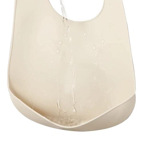 PandaEar 3 Pack Silicone Baby Bibs Cute Super Thin Light Weight Feeding Bibs for Babies & Toddlers, Waterproof Adjustable Soft Silicone Bibs with Food Catcher Pocket, Unisex, Non Messy thumbnail 5