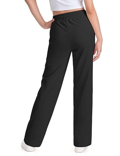 NUMYEAN Girls Sweatpants Straight Leg French Terry Joggers Baggy Sweatpants for Teen Girls Size 7-14Y thumbnail 5