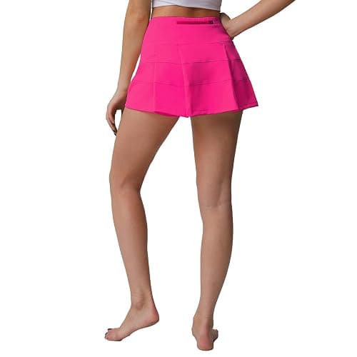Husnainna High Waisted Pleated Tennis Skirt with Pockets Athletic Golf Skorts for Women Casual Workout Built-in Shorts thumbnail 6