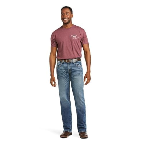 ARIAT Mens M5 Straight Stretch Remming Stackable Straight Leg Jean thumbnail 3