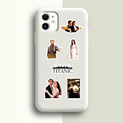 61Pcs Titanic Classic Movie Stickers Pack, Jack Rose Vinyl Waterproof Sticker for Water Bottle,Skateboard,Laptop,Phone,Journaling,Scrapbooking Decals Gifts for Kids Teens Adults for Party Supply thumbnail 6