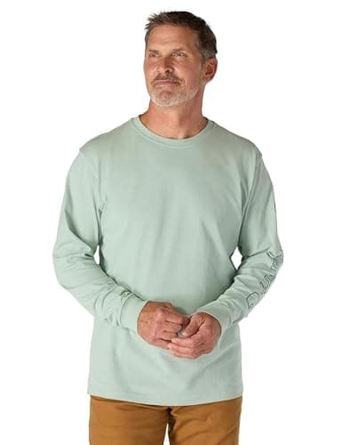 Carhartt Men's Loose Fit Heavyweight Long-sleeve Logo Sleeve Graphic T-shirt - Image 1