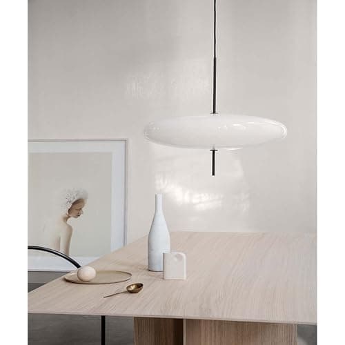 Brikey 19.7'' Nordic Acrylic Pendant Light, 5-Light Hanging Ceiling Lamp Chandelier for Dining Room Kitchen Island(White) - W thumbnail 5