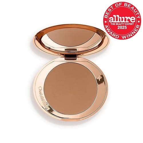 Charlotte Tilbury Airbrush Matte Bronzer - Smoothing & Blurring Powder Bronzer with an Airbrush Finish - Refillable Makeup Infused with Silky Mica & Hyaluronic Acid thumbnail 2