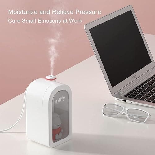 Mipow X Miffy Cool Mist Humidifier - Ultrasonic Quiet, Mini Cute Humidifier with Night Light, 380ml Humidifiers for Bedroom/Babies Nursery/Office thumbnail 6