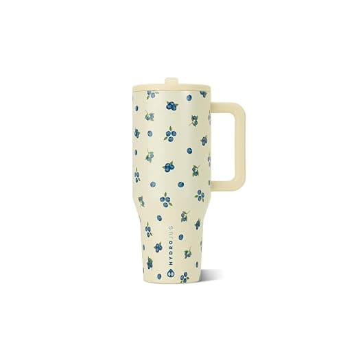 HydroJug Traveler 32oz, Insulated Tumbler with Handle & Straw, Freshly Pick'd - Image 1