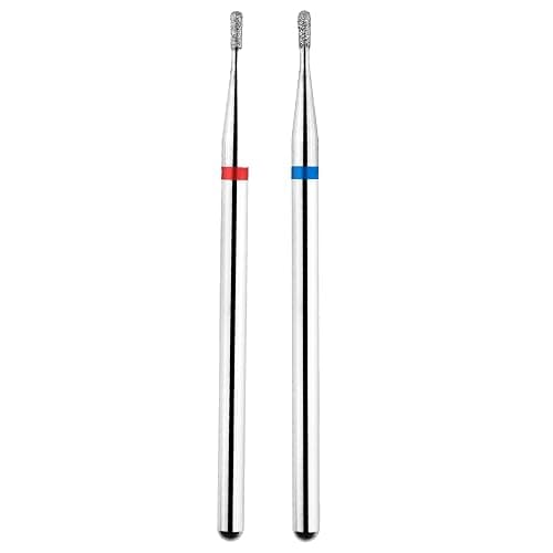 Acycoin2A 2pcs Round Tapered Cuticle Clean Nail Drill Bit (I) thumbnail 3