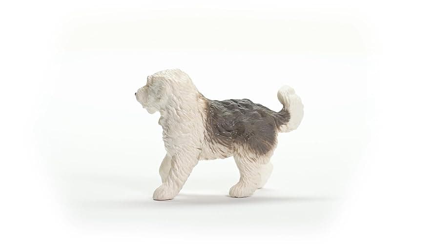 Schleich Farm World - Farm Animal Toy Old English Sheepdog Dog Figurine - Kids Ages 3+ thumbnail 3