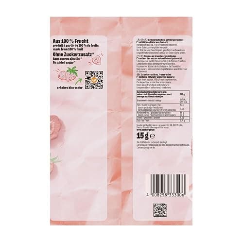 Seeberger Gefriergetrocknete Erdbeeren, 15g thumbnail 2