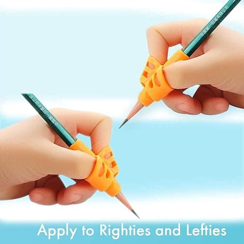 JuneLsy Pencils Grips Pencils Grips for Kids Handwriting Posture Correction Training Writing AIDS for 2-4 Year Kids toddler Preschoolers Students Children Special Needs (6PCS) thumbnail 3